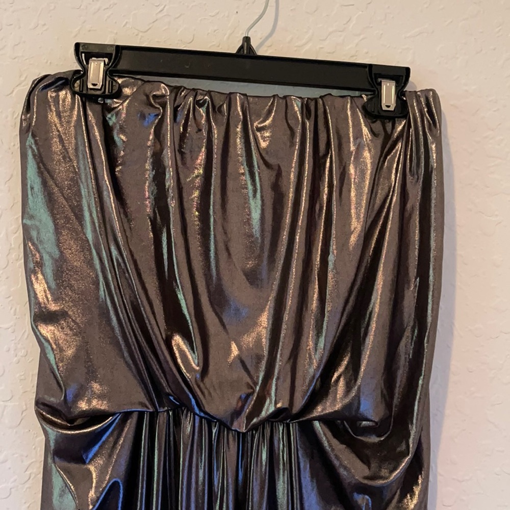 Silver long dress